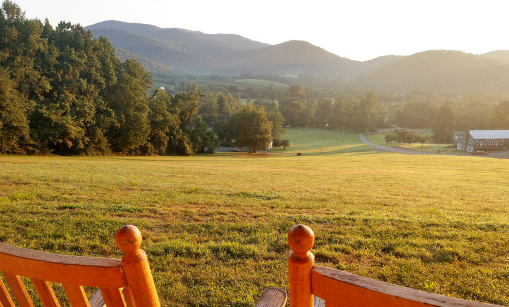 Summer at Hotel Lodge Rooms - Blue Ridge View Lodges on Doubletop Mountain