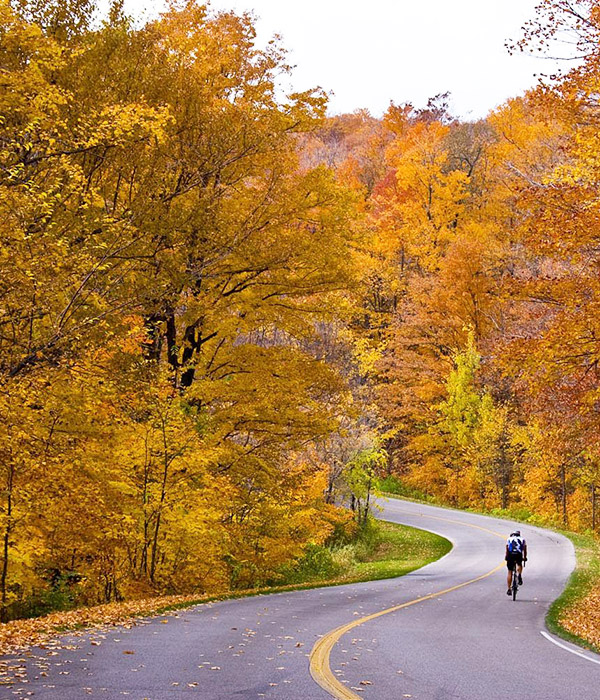 Fall colores on Blue Ridge Bike Ride