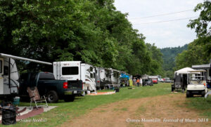 Music Festival weekend at Graves Mountain Campground by Shenandoah National Park