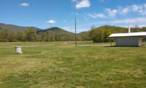 The first field of the Graves Mountain Campground by Shenandoah National Park