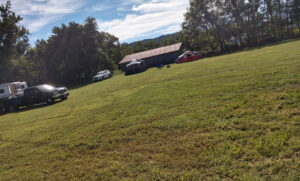 One field at Graves Mountain Campground