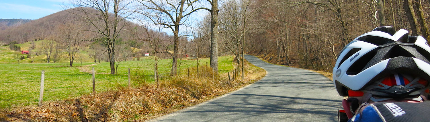 Road biking - cycling - out from Graves Mountain Farm & Lodges, Syria VA