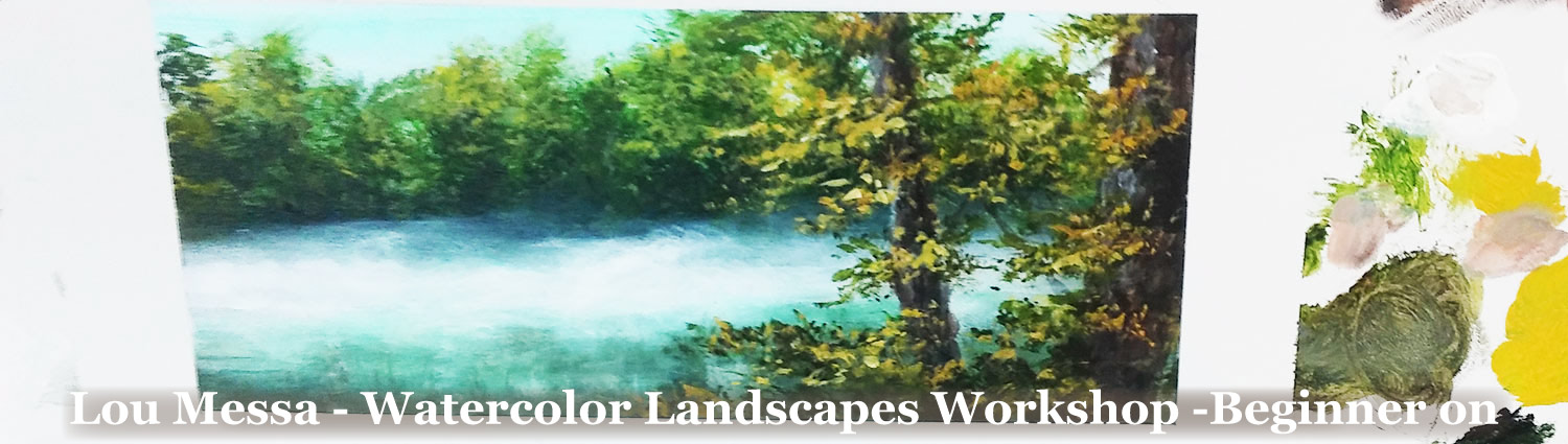 exp_artworkshop2 Watercolor rt Workshop with Lou Messa t Grves Mountain
