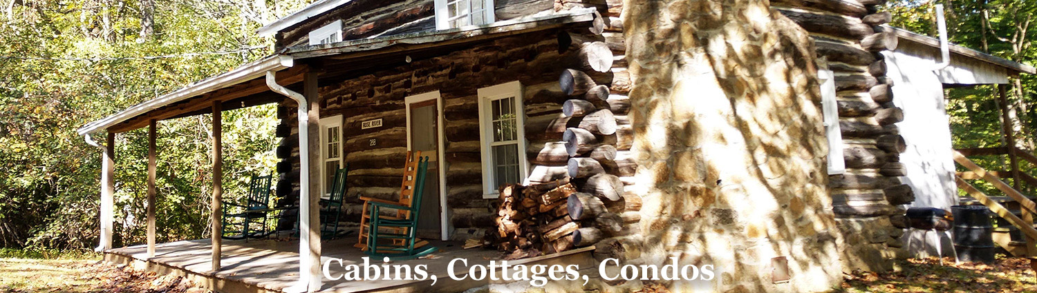 Cabins for rent near Shenandoah National Park at Graves Mountain Farm