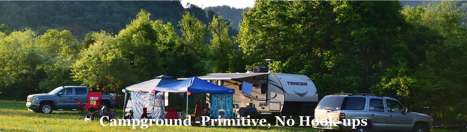 Campground at Graves Mountain Farm in VA Blue Ridge