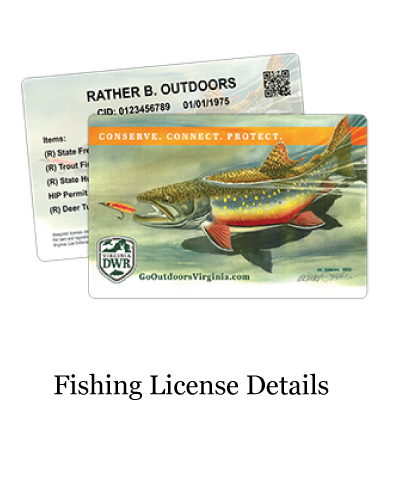 Fishing License Needs at Graves Mountain Farm & Lodges