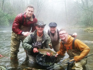 Fly Fishing on the lower part of Rose River