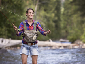 Fly Fishing on Our Two Mountain Streams - stocked with Trout