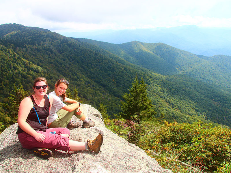 Hiking up Old Rag and White Oak Canyon Trail - 7 miles up our back hollow road