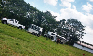 Horse camping group at Graves Mountain Campground