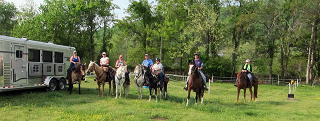 Horse-camping next to Shenandoah National Park - at Graves Mountain