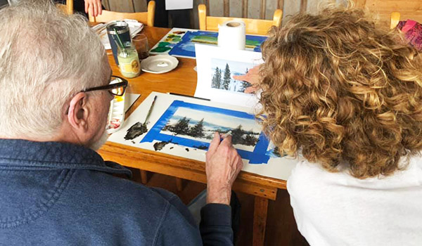 Lou Messa Art Workshop at Graves Mountain Farm - monthly on first Saturday