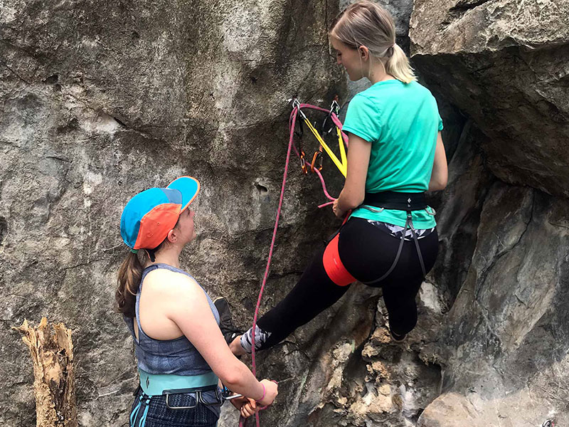 Learn how to mountain climb at Graves Mountain Farm and Lodges. We partner with Shenandoah Muontain Guides