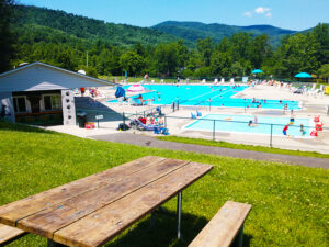 Huge pool with lifeguards and sign-in controls. Seasonal - Memorial Day Weekend to Labor Day