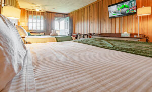 Interior of Mountainside Lodge Room at Graves Mountain Farm & Lodges in the VA Blue Ridge Mountains