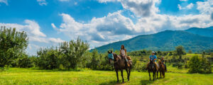 Trail Rides on 1800 acres at Graves Mountain Farm in the Blue Ridge by Shenandoah National Park