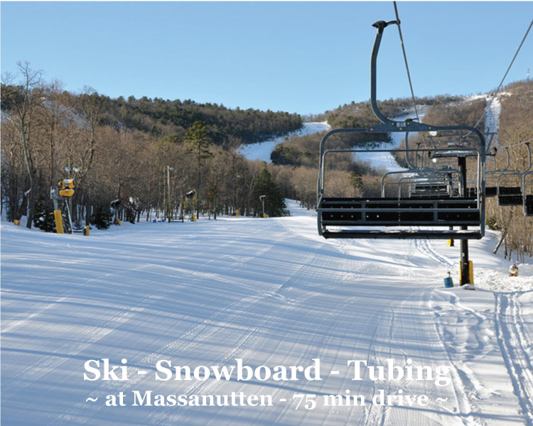 Skiing from Graves Mountain farm & Lodges