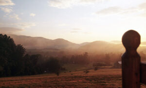 Sunrise View at ACMountainside Lodge Room at Graves Mountain Farm & Lodges in the VA Blue Ridge Mountains