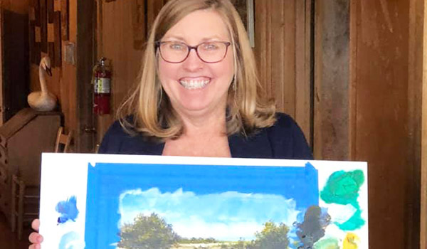susanwithart_600x350 Lou Messa Art Workshop at Graves Mountain Farm - monthly on first Saturday
