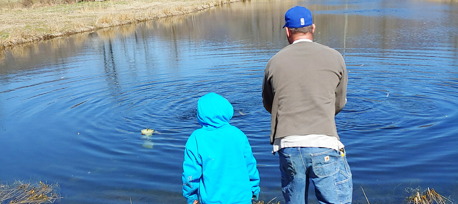 Trout Ound fishing near Shenadoah National Park at Graves Mtn