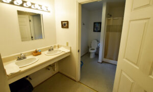 Bathroom 2 and vanities - on ground floor