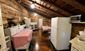 The Kitchen - even with an added wood burning stove for when the groups get huge