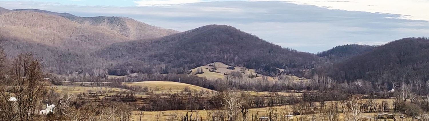 Winter View from the Farm Restaurant - Graves Mountain Farm & Lodges, Syria VA